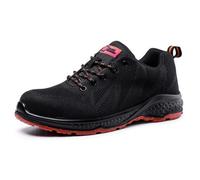 Black Hammer Men's Safety Trainers Lightweight & Breathable Long Lasting Soles Work Shoes Designed For Style And Comfort S1P Src 2292 (12 Uk)