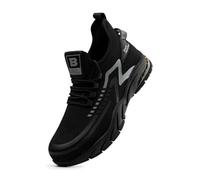 Black Hammer Men's Steel Toe Cap Safety Trainers Lightweight Durable Work Shoes Rubber Outsole For Warehouse And Utility S1P Src 2200 (5 Uk)