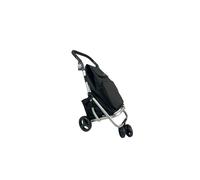 (Black) Hampton&Stewart 4 Wheel Maneuverable Shopping Trolley