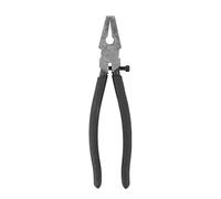 Black-Handle Big-Head Pliers Jewelry Making Repair Tools Wire Drawing Pliers Flat Nose Draw Tong Jewelry Flat Nose Draw Big-Head