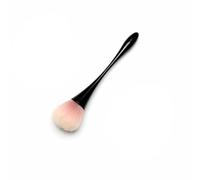 Black Handle Hourglass Nail Dust Brush, Multi-Functional Blush & Loose Powder Brush, Professional Manicure Nail Cleaning & Makeup Tool for DIY Home Salon Use
