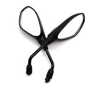 Black Handlebar End Side Mirror For Scooters ATV Bike Motorcycle Rear View Mirrors 2pcs/Pair