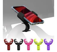 Black Harp Silicone Phone Holder Compatible with Peloton Bike & Peloton Bike Plus - Cell Phone Mount for Stationary Exercise Bike - Peloton Accessories