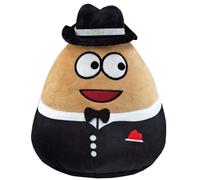 (Black Hat) Pou My Pet Alien Game Plush Toy Filling Soft Doll Kidss Pillow Home Decoration