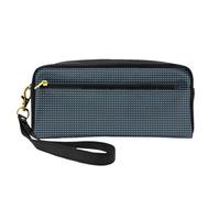 Black Haunted Mansion Print Stylish Makeup Bag Girls Students Waterproof Cosmetic Pouch Stationery Toiletry