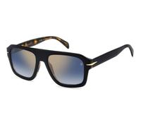 Black Havana/Blue Shaded Gold Mirror / 54