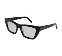 Black Havana/Blue Sunglasses SL 276 Mica - female - Saint Laurent - Sunglasses - Black - 53 MM - Accessories 53 MM
