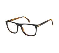 Black Havana Sunglasses Frames DB 7115, unisex, Eyewear by David Beckham, Glasses, Brown, 54 MM, Accessories 54 MM