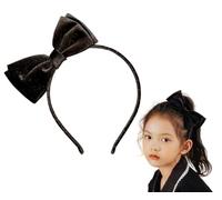 Black Headband Bow Head Band Bowknot Hairband Black 33009