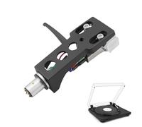 Black Headshell AT-3600L Magnetic Cartridge and Stylus - Turntable Needle Replacement for Pioneer SL D1, SL D1K, SL D2, SL D202, SL D205, SL D2K, SL D3, SL D303, SL D33, SL D3K, SL D5