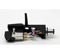 Black Headshell, Mount, Cartridge and Conical stylus, needle for Technics SL-1200, SL-1210, SL-1600, SL-1610, SL-1700, SL-235, SL-23A, SL-B2