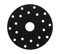 Black Heat Conduction Sheet for Ceramic Casserole Induction Cooking | Alloy and Stainless Steel Build, Smooth round Edges, for Home Cooks and Restaurant Chefs