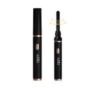 Black Heated Eyelash Curler,Heated Lash Curler,Portable USB Rechargeable Lash Curling Tool,3 Levels of Temperature Control,10 Seconds Quick Heating,for All Lash Types