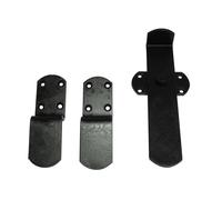 (Black) Heavy Duty Kick Over Latch (Stable Door Catch)
