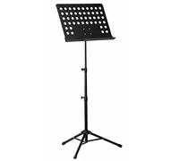 Black Heavy Duty Metal Foldable Music Stand Holder Tripod Orchestral Conductor Sheet