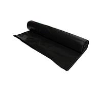 Black Heavy Duty Polythene Plastic Roll Sheeting DPM DPC Damp proof Membrane 4 Metre x 25 Metre 250mu - 1000g BBA