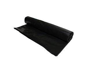 Black Heavy Duty Polythene Plastic Roll Sheeting DPM DPC Damp proof Membrane 4 Metre x 25 Metre 250mu - 1000g BBA