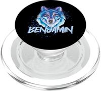 Black Hebrew Israelite Clothing Tribe of Benjamin Wolf PopSockets PopGrip for MagSafe