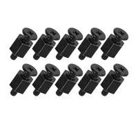 Black Hex Head Screw Metal 10 Pcs for M. 2 SSD Motherboard Mounting