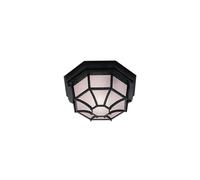Black Hexagonal Cast Aluminium Outdoor and Porch Light, 2942BK