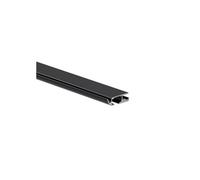 Black Hidden Ceiling Fix Aluminium Curtain Hanging Track 105Cm