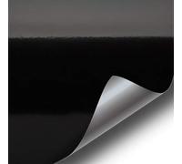 Black High Gloss Realistic Paint-Like Microfinish Vinyl Wrap Roll with VViViD XPO Air Release Technology (1ft x 5ft) by VViViD