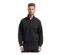 Black High-Neck Sweatshirt with Half Zip - male - Armani Exchange - Zip-throughs - Black - L - Sweatshirts & Hoodies L
