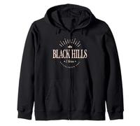 Black Hills South Dakota Modern - Black Hills SD Zip Hoodie