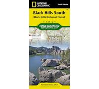Black Hills South Map: Trails Illustrated National Parks (National Geographic Trails Illustrated Map)