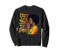 Black History African American Black Woman Believes in Jesus Sweatshirt