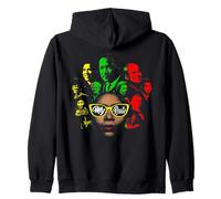 Black History African American Famous Leader Roots Collage Zip Hoodie