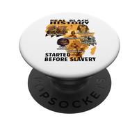 Black History Before Slavery Melanin Pride Pan Africanism PopSockets Adhesive PopGrip