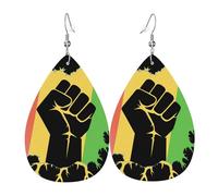 Black History Black Power African Pride Women Dangle Earrings Lightweight Drop Earrings Elegant Hook Earring For Banquet Ceremonies Gift