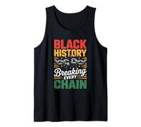 Black History Breaking Every Chain, Afro African Heritage Tank Top