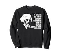 Black History Build Strong Children Afro American Root Pride Sweatshirt