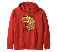Black History Did Not Began With Slavery African American Zip Hoodie