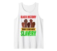 Black History Didn't Start with Slavery African Heritage Tank Top