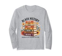 Black History Dream Lead Fight Think Write Speak Educate Long Sleeve T-Shirt