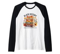 Black History Dream Lead Fight Think Write Speak Educate Raglan Baseball Tee