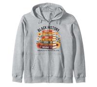 Black History Dream Lead Fight Think Write Speak Educate Zip Hoodie