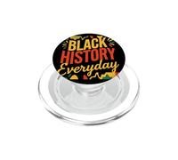 Black History Everyday Celebration Empowerment Design PopSockets PopGrip for MagSafe