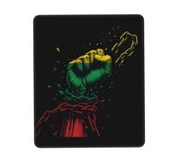 Black History Fist Chain Mouse Mat Comfortable Mouse Pad Soft Mousemat For Home Studying Office 25X30Cm