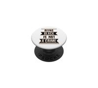 Black History Gift Being Black is Not a Crime End Racism PopSockets Adhesive PopGrip