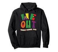 Black History Harriet Tubman African American Out Juneteenth Pullover Hoodie