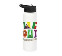 Black History Harriet Tubman African American Out Juneteenth Stainless Steel Insulated Water Bottle