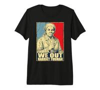Black History Harriet Tubman African We Out Juneteenth Retro Premium T-Shirt