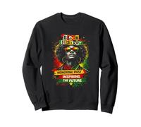Black history honoring past inspiring the future Sweatshirt