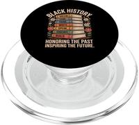 Black History Honoring The Past Inspiring The Future Books PopSockets PopGrip for MagSafe