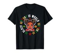 Black History Is World History Costume Proud Afro Girl T-Shirt