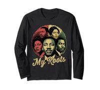 Black History Leaders Graphic Famous African American Long Sleeve T-Shirt